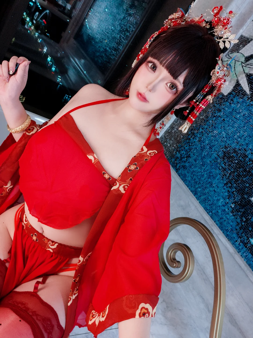 日奈娇 - 洞房花烛 [190P,5V-1.69GB]  tg@simisebaisi 【丝足阁】175.webp